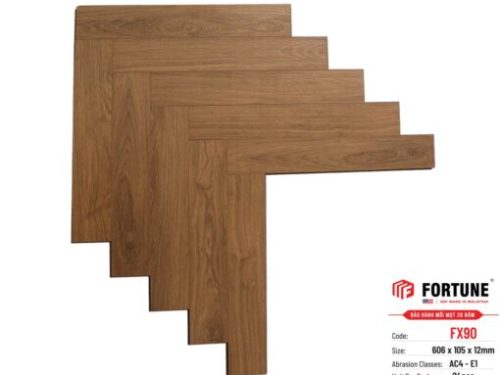 Sàn gỗ công nghiệp Fortune xương cá – FX90