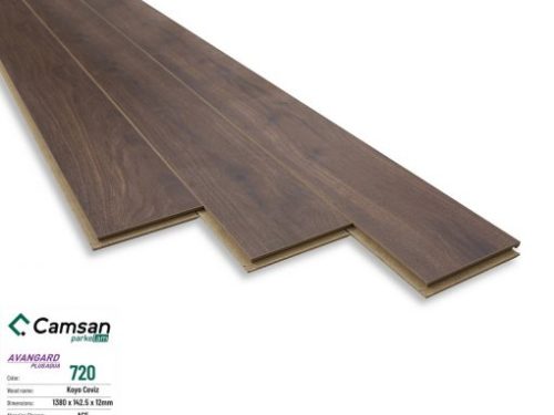 Sàn gỗ công nghiệp Camsan 12mm 720 Koyu Ceviz