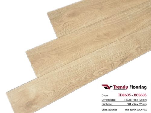 Sàn gỗ cốt đen Trendy Flooring – TD8605