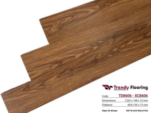 Sàn gỗ cốt đen Trendy Flooring TD8606