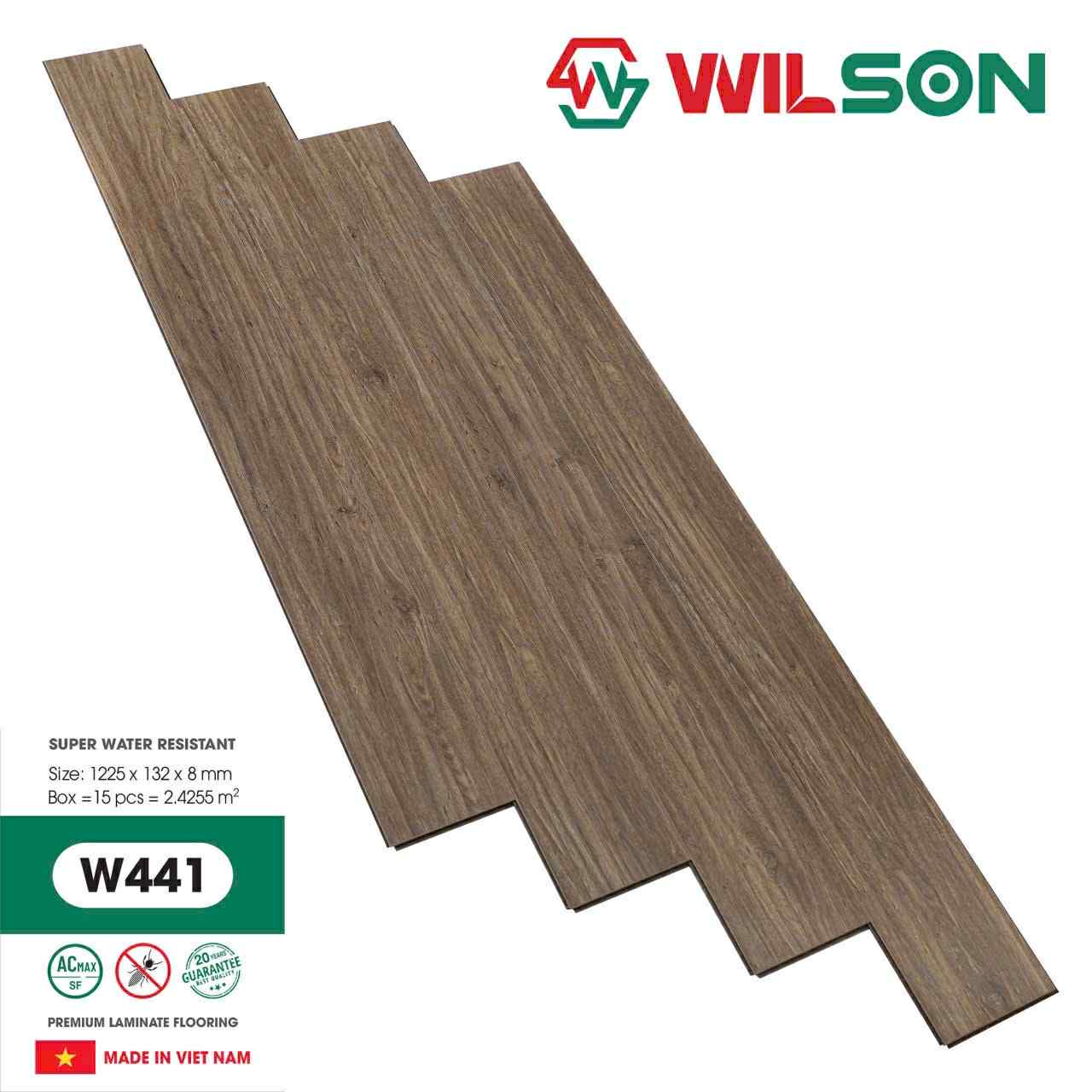Sàn gỗ Wilson 441 (8mm Bản To)